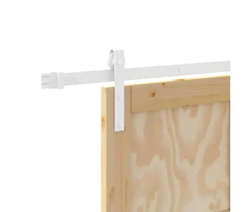 Stumdomos Durys Natūrali Ir Balta 78 X 202 Cm