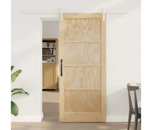 Slankios Durys Natūrali Ir Balta 86 X 198,5 Cm