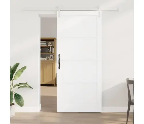 Slankios Durys Balta 93 X 211 Cm Kietos Pušies Mediena