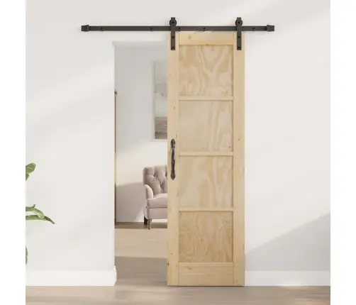 Libisev Uks Pruun 61 X 198,5 Cm Tahke Mänd