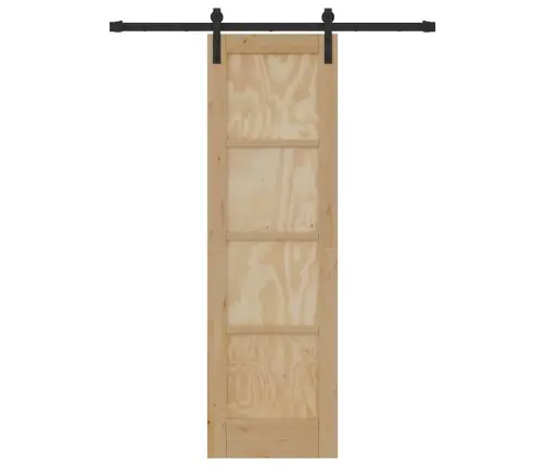 Libisev Uks Pruun 61 X 198,5 Cm Tahke Mänd