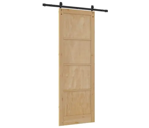 Liuguks Naturaalne Ja Must 83 X 232 Cm Tugev Männipuit Ja Teras Liuguks Naturaalne Ja Must 83 X 232 Cm Tugev Männipuit Ja Teras