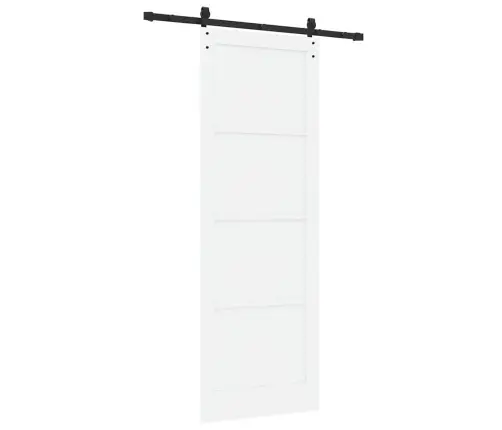Slankios Durys Balta 83 X 232 Cm Kietos Pušies Mediena