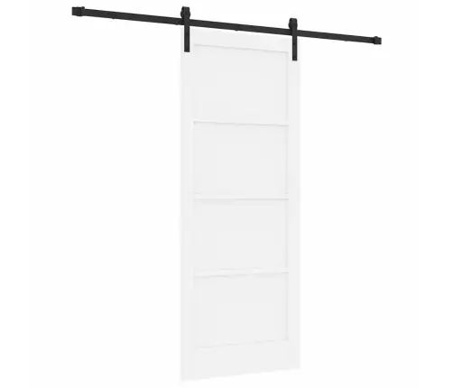 Liuguks Valge Ja Must 83 X 202 Cm Tugev Männipuit Ja Teras