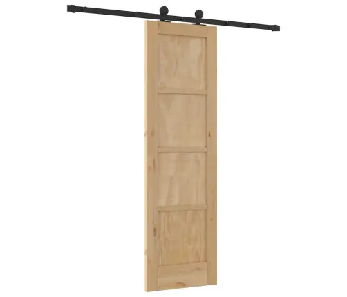 Slankios Durys Natūrali Ir Juoda 61 X 198,5 Cm