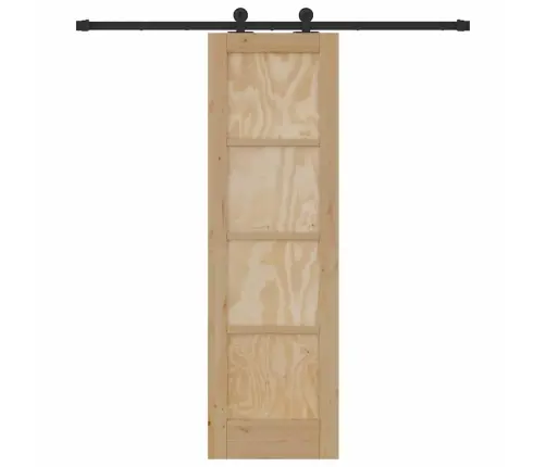 Slankios Durys Natūrali Ir Juoda 61 X 198,5 Cm