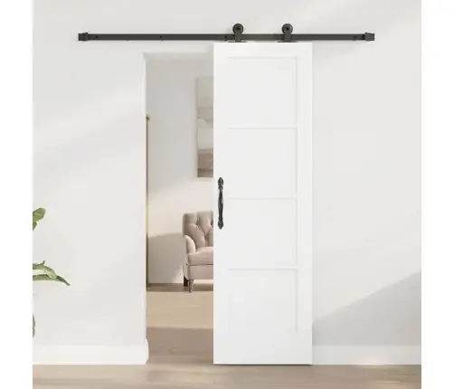 Slankios Durys Balta Ir Juoda 61 X 198,5 Cm