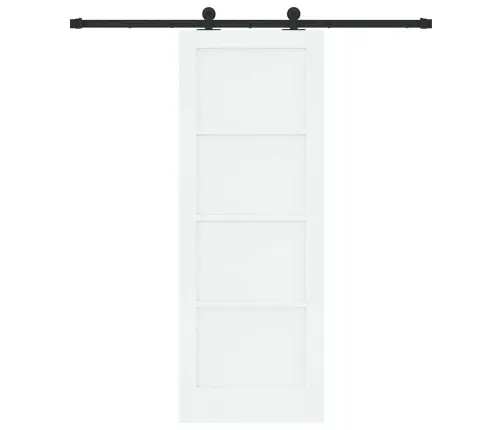 Slankios Durys Balta Ir Juoda 73,5 X 198,5 Cm