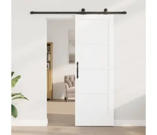 Slankios Durys Balta Ir Juoda 73,5 X 211 Cm