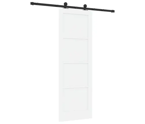 Slankios Durys Balta Ir Juoda 73,5 X 211 Cm