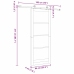 Bīdāmās Durvis Ar Aparatūras Komplektu 86X211 Cm Cieta Koka Priede Vidaxl