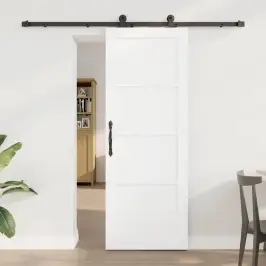 Slankios Durys Balta Ir Juoda 73,5 X 198,5 Cm