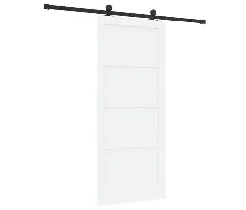 Slankios Durys Balta Ir Juoda 86 X 198,5 Cm