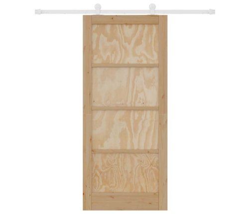 Stumdomų Durų Komplektas Natūrali Ir Balta 86 X 198.5 Cm