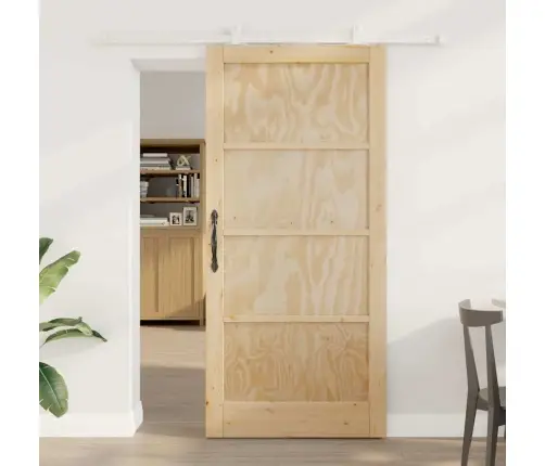 Slankios Durys Ruda 93 X 202 Cm Kietos Pušies Mediena