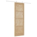 Stumdomų Durų Komplektas Orkdal Natūrali Ir Balta 78 X 232 Cm