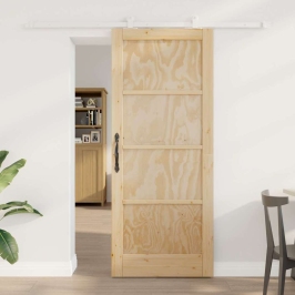Stumdomų Durų Komplektas Orkdal Natūrali Ir Balta 83 X 202 Cm