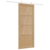 Bīdāmo Durvju Komplekts Orkdal Dabisks Un Balts 86 X 211 Cm Vidaxl