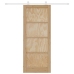 Bīdāmo Durvju Komplekts Orkdal Dabisks Un Balts 86 X 211 Cm Vidaxl