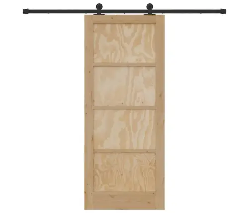 Bīdāmās Durvis Ar Aparatūras Komplektu Orkdalmasīvkoka Priede Vidaxl
