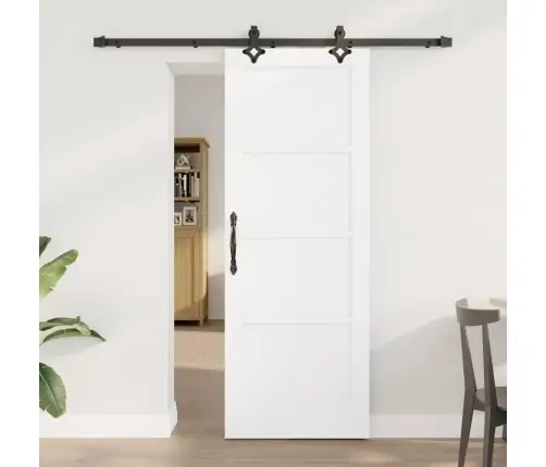 Slankios Durys Balta Ir Juoda 73,5 X 198,5 Cm