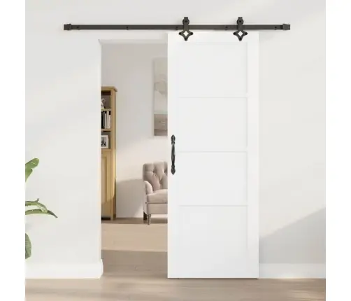 Slankios Durys Balta Ir Juoda 73,5 X 198,5 Cm