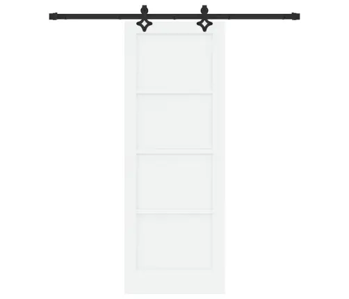 Slankios Durys Balta Ir Juoda 73,5 X 198,5 Cm