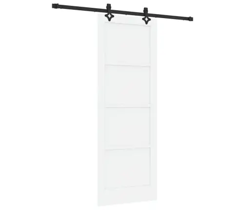 Libisev Uks Valge Ja Must 78 X 211 Cm Tahke Mänd