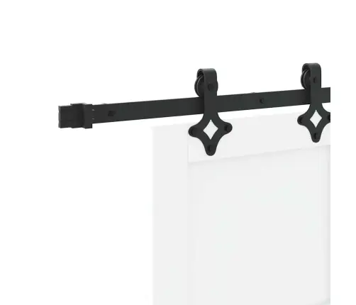 Bīdāmās Durvis Ar Stiprinājumu Komplektu Baltās 83X202 Cm Masīvkoka Priežu Vidaxl