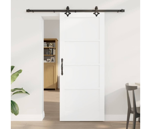 Stumdomos Durys Balta Ir Juoda 83 X 202 Cm