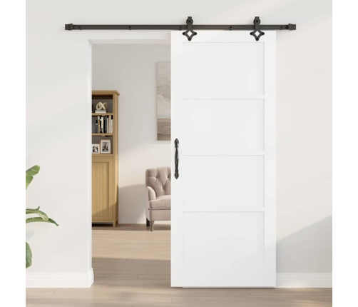 Stumdomos Durys Balta Ir Juoda 83 X 202 Cm