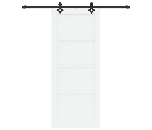 Stumdomos Durys Balta Ir Juoda 83 X 202 Cm