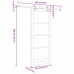Stumdomos Durys Balta Ir Juoda 83 X 202 Cm
