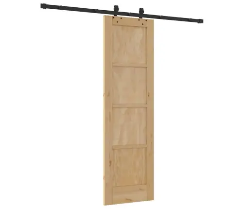 Slankios Durys Natūrali Ir Juoda 61 X 198,5 Cm