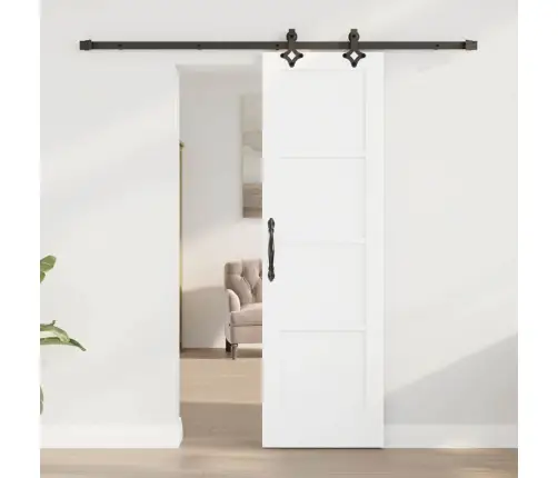 Slankios Durys Balta Ir Juoda 61 X 198,5 Cm