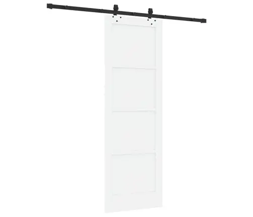 Slankios Durys Balta Ir Juoda 73,5 X 211 Cm
