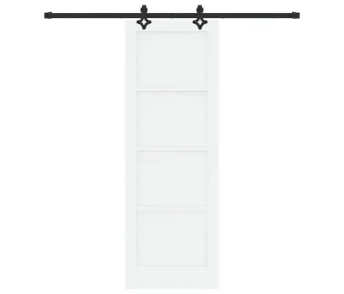 Slankios Durys Balta Ir Juoda 73,5 X 211 Cm