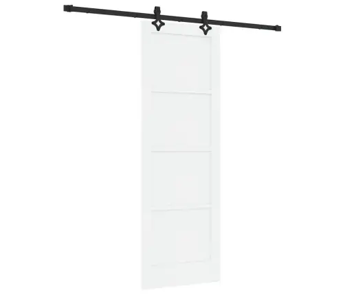 Slankios Durys Balta Ir Juoda 73,5 X 211 Cm