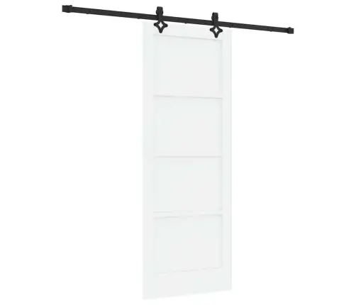 Libisev Uks Valge Ja Must 78 X 202 Cm Tahke Mänd