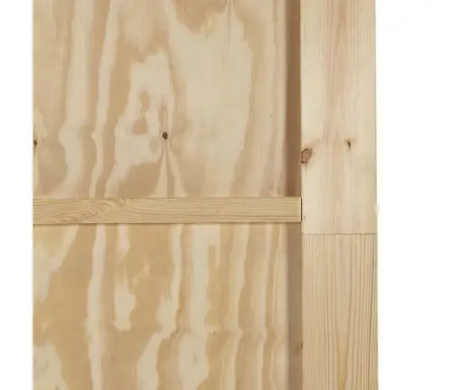 Stumdomos Durys Natūralios Ir Juodos Spalvos 83 X 211 Cm