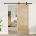 Bīdāmās Durvis Ar Aparatūras Komplektu 83 X 211 Cm Kvalitatīvs Priedes Koks Vidaxl