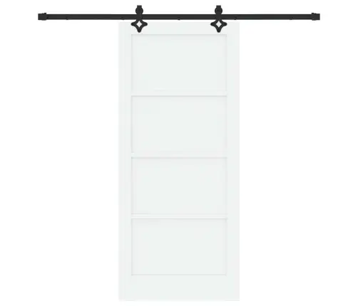 Slankios Durys Balta Ir Juoda 86 X 198,5 Cm