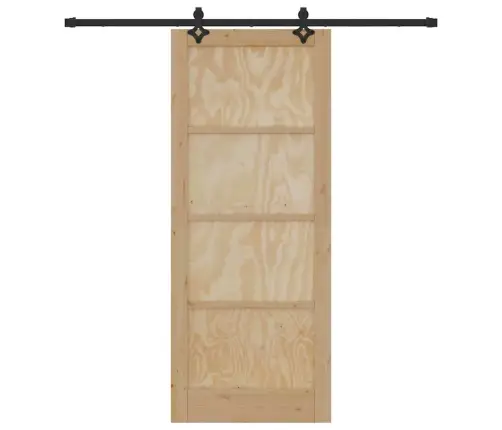 Bīdāmās Durvis Ar Montāžas Komplektu 86X211 Cm Cieta Priedes Vidaxl Bīdāmās Durvis Ar Montāžas Komplektu 86X211 Cm Cieta Priedes Vidaxl