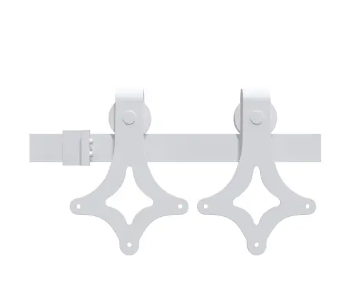 Slīdošās Durvis Balts 61 X 198,5 Cm Ciets Priedes Koks Vidaxl