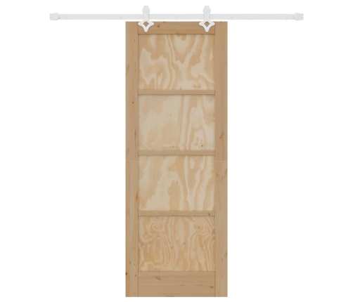 Libistav Uks Looduslik Ja Valge 73.5 X 198.5 Cm