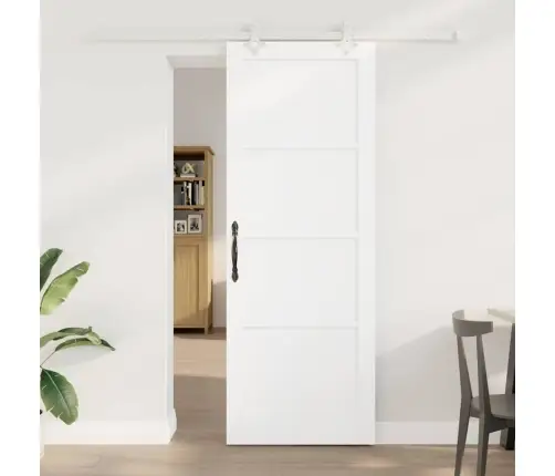 Slankios Durys Balta 78 X 211 Cm Kietos Pušies Mediena