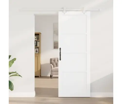 Slankios Durys Balta 78 X 211 Cm Kietos Pušies Mediena