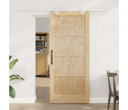 Stumdomos Durys Natūrali Ir Balta 86 X 198.5 Cm Stumdomos Durys Natūrali Ir Balta 86 X 198.5 Cm