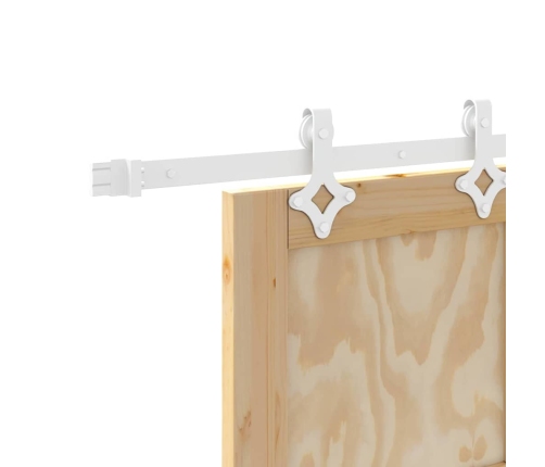 Stumdomos Durys Natūrali Ir Balta 86 X 211 Cm