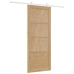Stumdomos Durys Natūrali Ir Balta 86 X 211 Cm